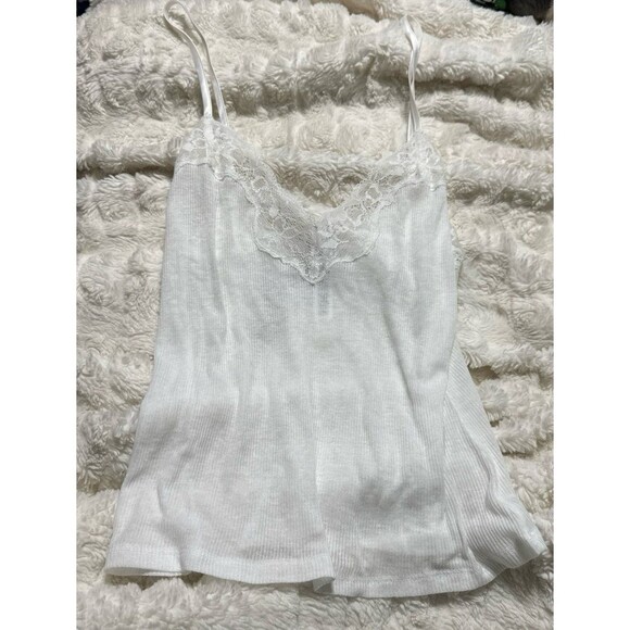 Skims Sheer Cotton Lace Cami Sleep set NWT medium - Picture 2 of 6